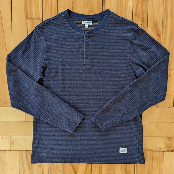 Frank & Oak Henley Long Sleeve T-Shirt - Picture 1 of 12